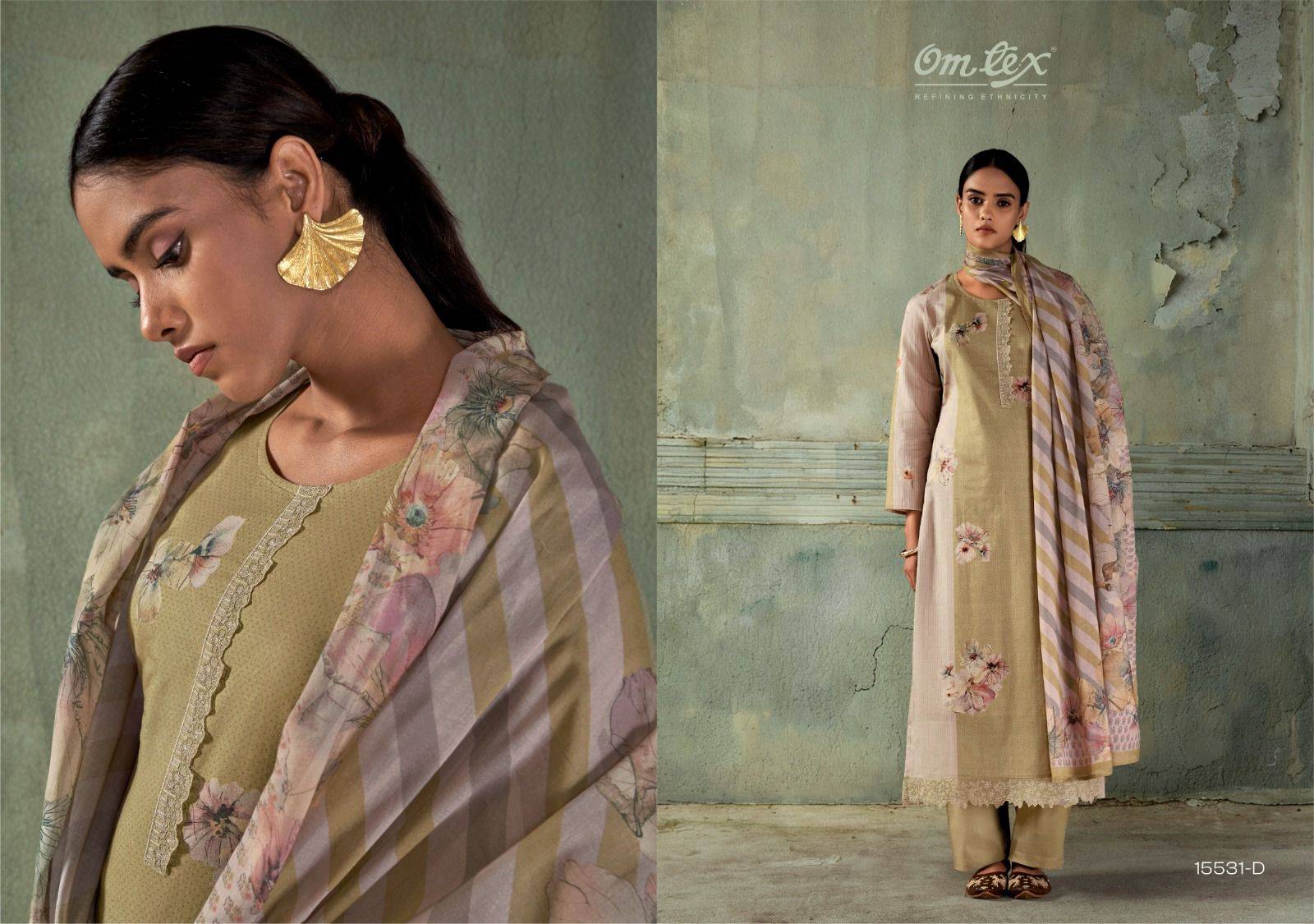 GAZLEEN By OMTEX 15531 A TO 15531 D Beautiful Festive Suits Stylish Colorful Fancy Casual Wear & Ethnic Wear PREMIUM COTTON Dresses At Wholesale Price